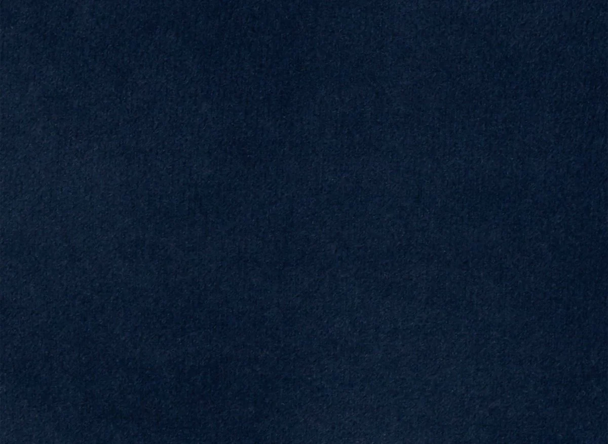 Canapé fixe 2 places capitonné chesterfield velours bleu CARMEN - Image 12