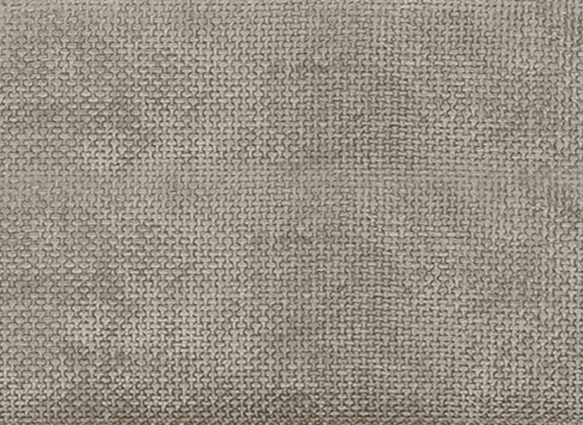 Canapé d'angle convertible avec coffre de rangement en velours chiné taupe SAMINA - Angle gauche - Image 7