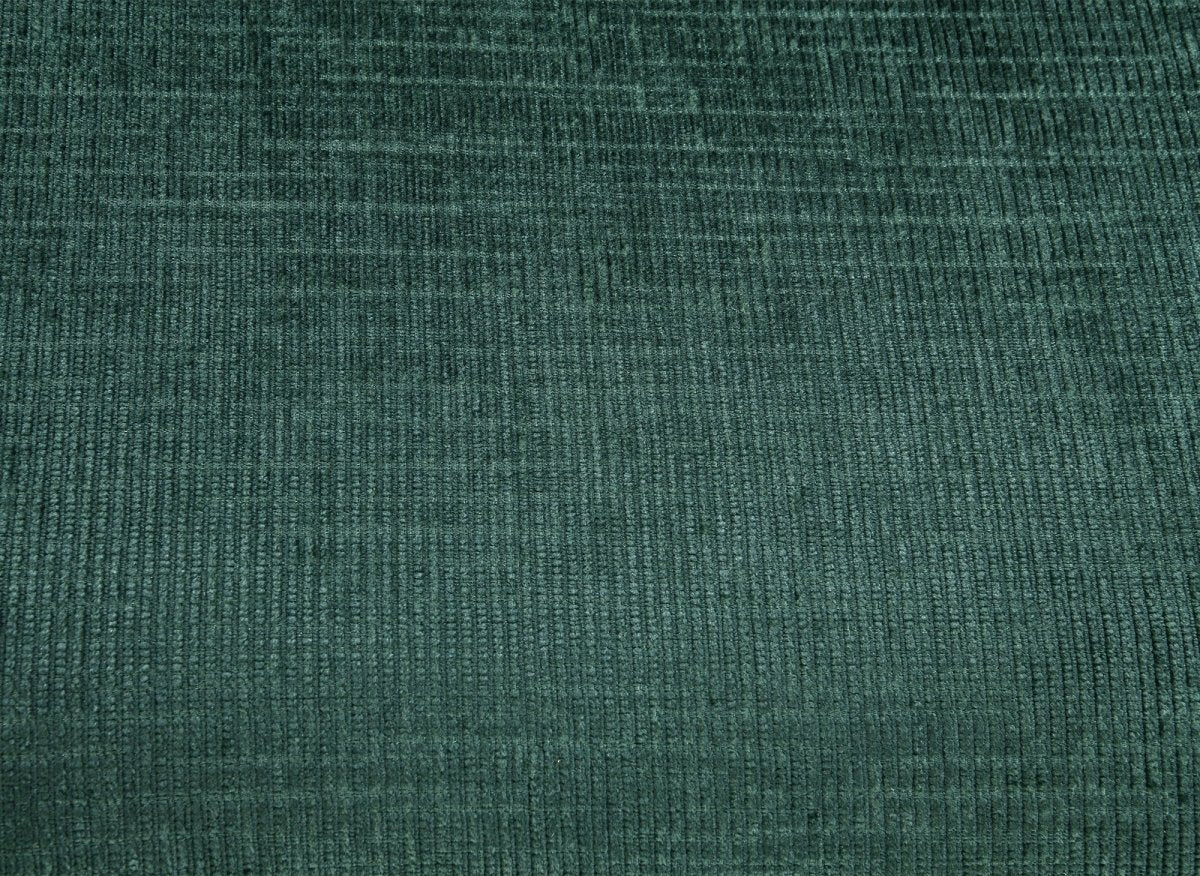 Canapé d'angle convertible avec coffre en velours chiné vert LUFY - Angle droit - Image 8
