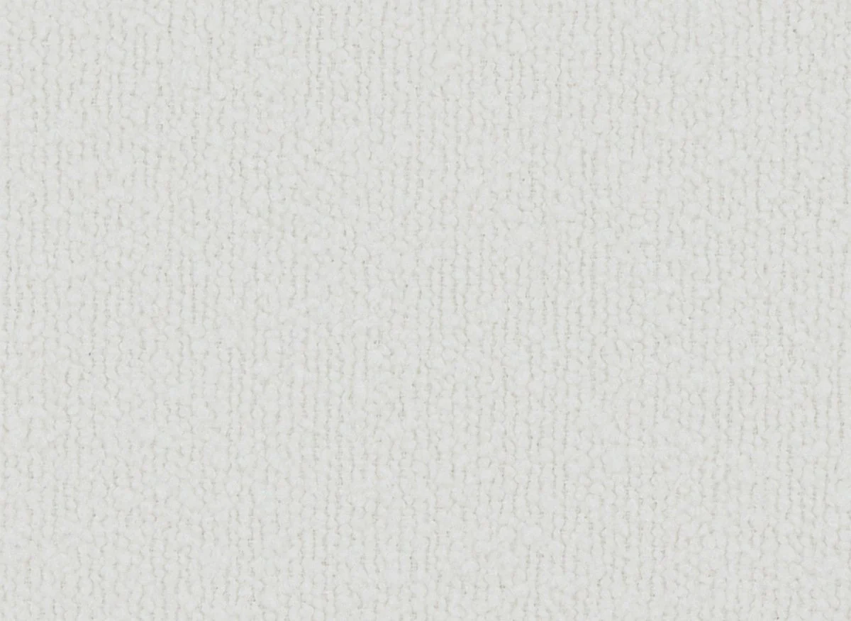 Canapé d'angle modulable en tissu effet peau de mouton blanc écru HARLEM - Image 9