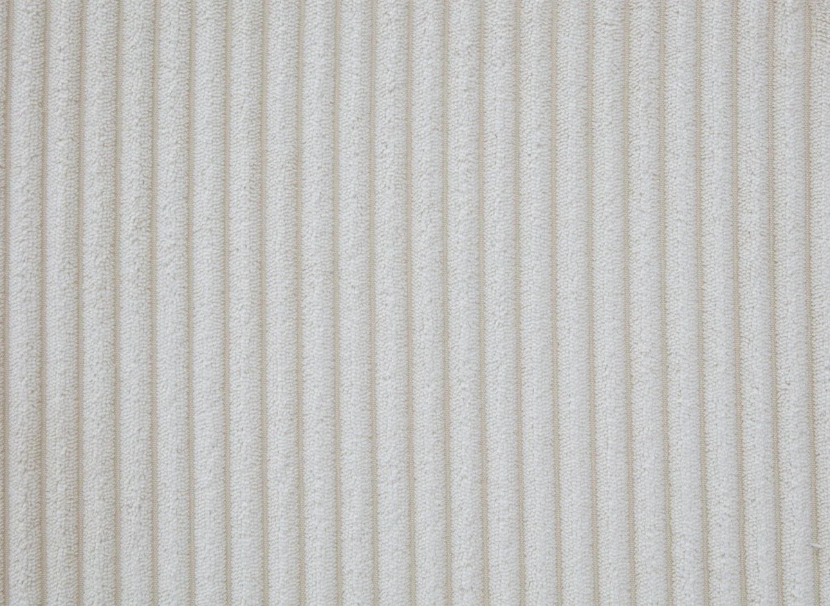 Canapé d'angle modulable en velours côtelé épais beige HARLEM - Image 10