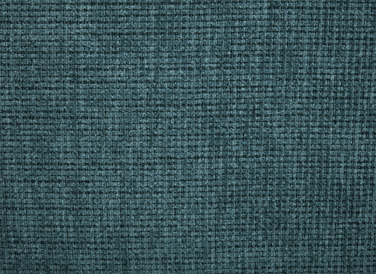 Canapé d'angle relax en velours texturé bleu FEDORA - Angle droit - Image 11