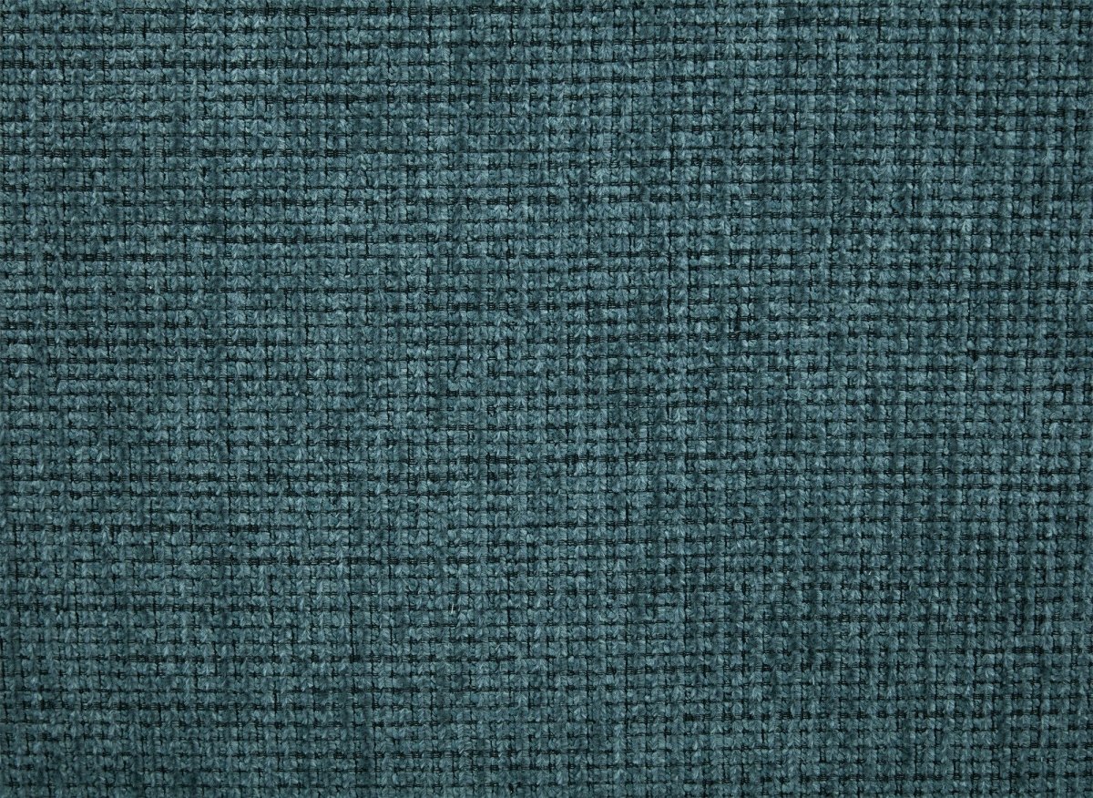 Canapé d'angle relax en velours texturé bleu FEDORA - Angle gauche - Image 11