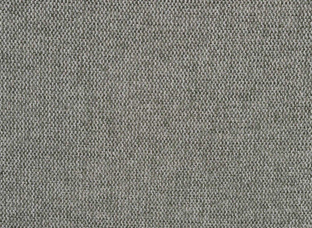 Canapé d'angle fixe avec méridienne en tissu taupe KAROLINA - Angle Gauche - Image 7