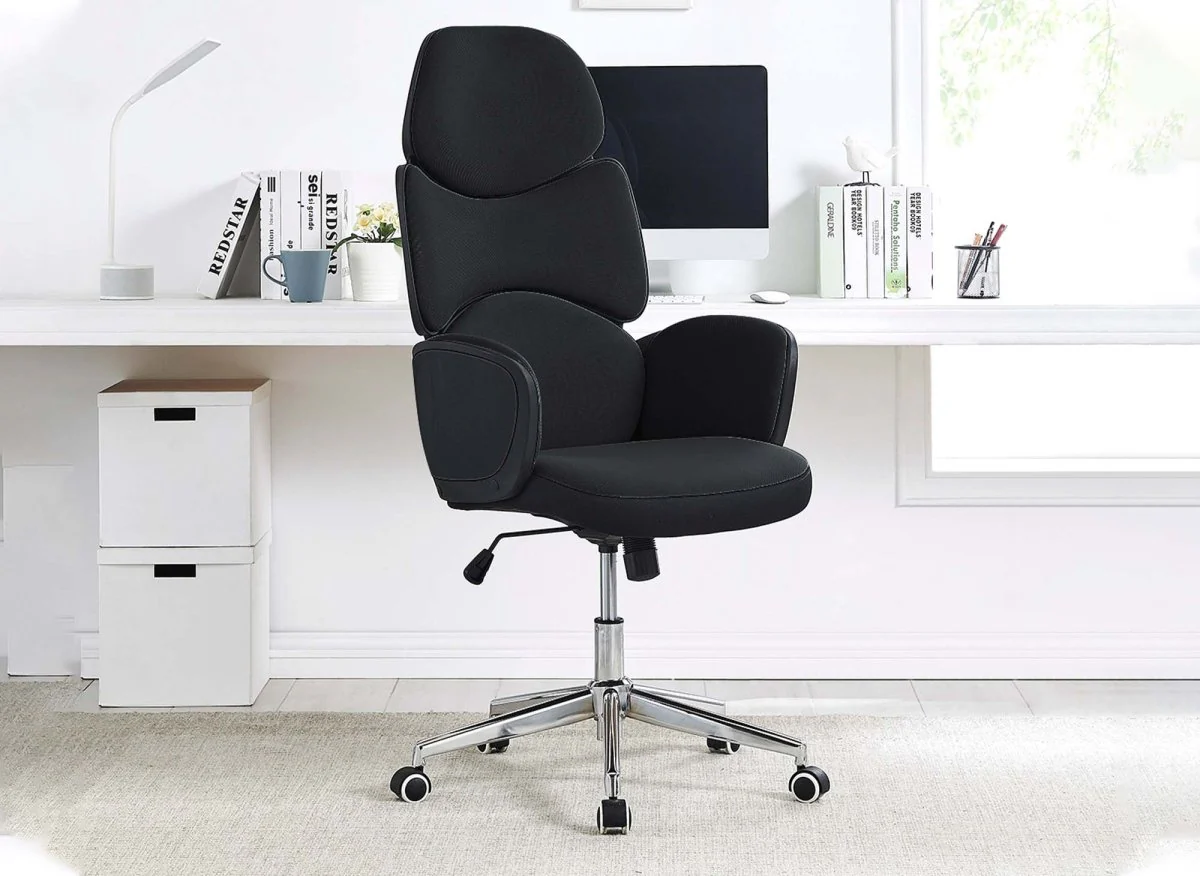Fauteuil de bureau noir ALFA - Image 5