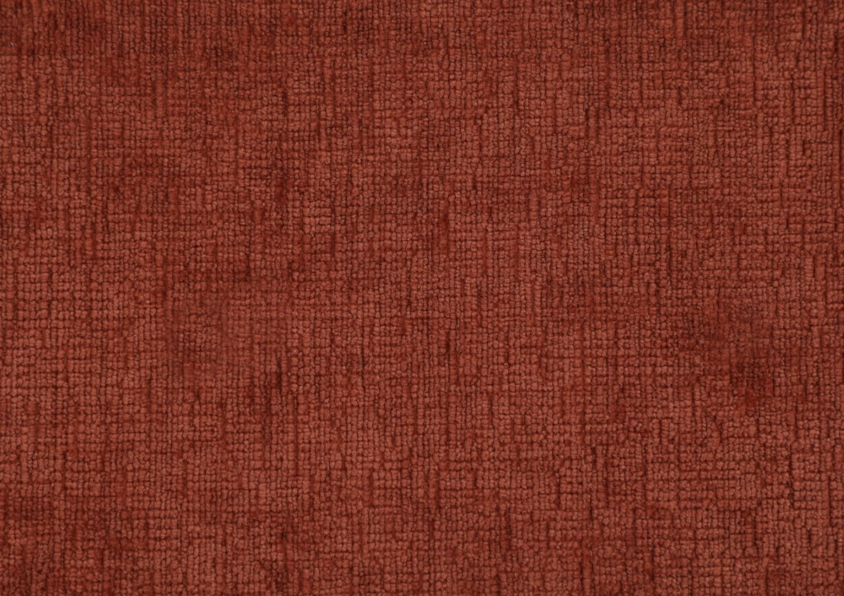Fauteuil relax pivotant en velours chiné terracotta LISON - Image 10