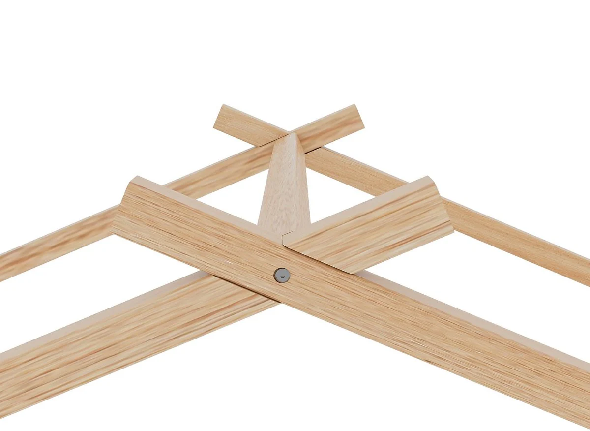 Lit cabane avec barreaux en bois 90 x 190 cm NIDOU - Image 6