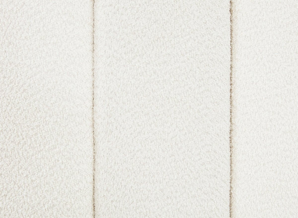 Lit coffre en tissu bouclette beige 180x200 cm GRETA - Image 8