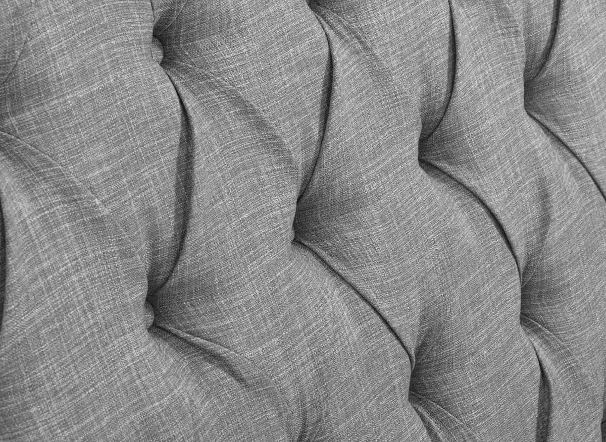Lit coffre en tissu lin gris 180x200 cm MAXI - Image 8