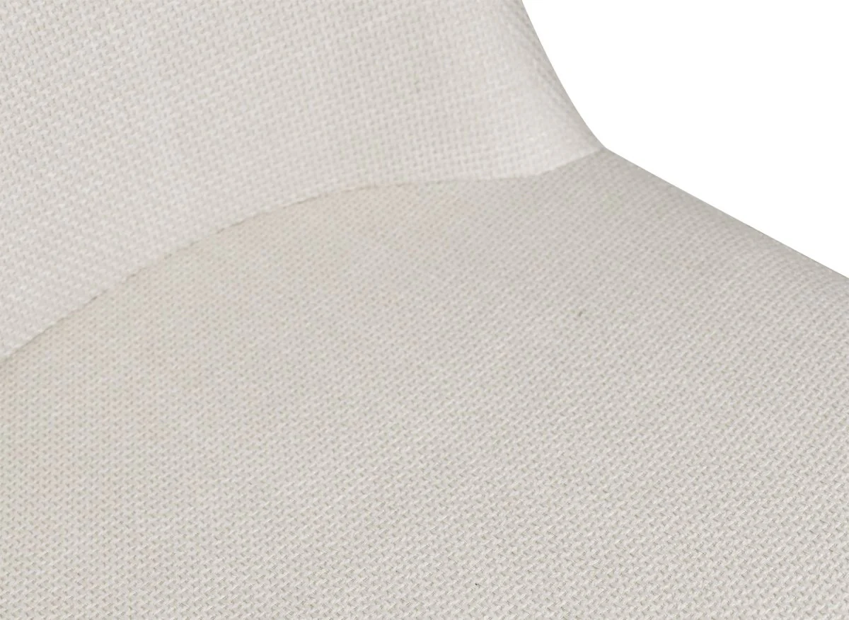 Lot de 2 chaises de repas en tissu lin beige KINSEY - Image 7