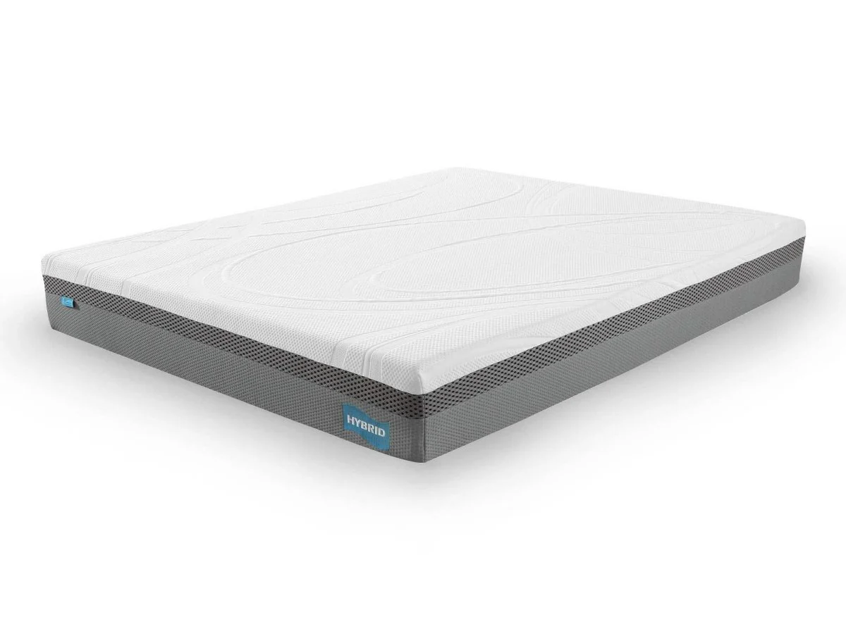 Matelas HYBRID 160 x 200 cm ressorts ensachés et mémoire de forme épaisseur 26 cm - Image 2