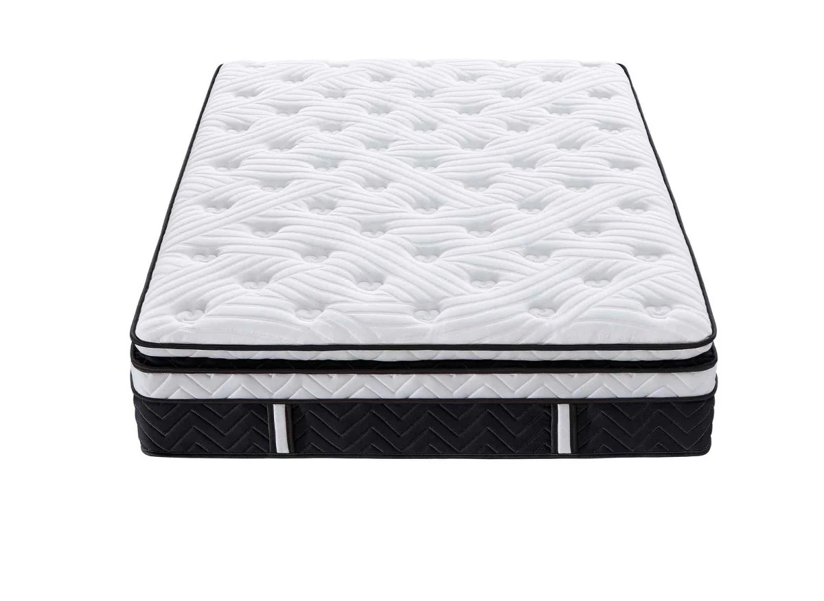 Matelas hybride mémoire de forme 140 x 190 cm épaisseur 35 cm - CLOUDY - Image 6