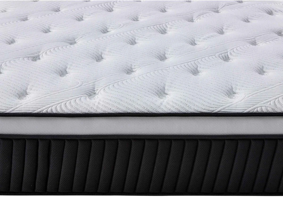 Matelas hybride mémoire de forme 140 x 190 cm épaisseur 37 cm - PILLOW - Image 9