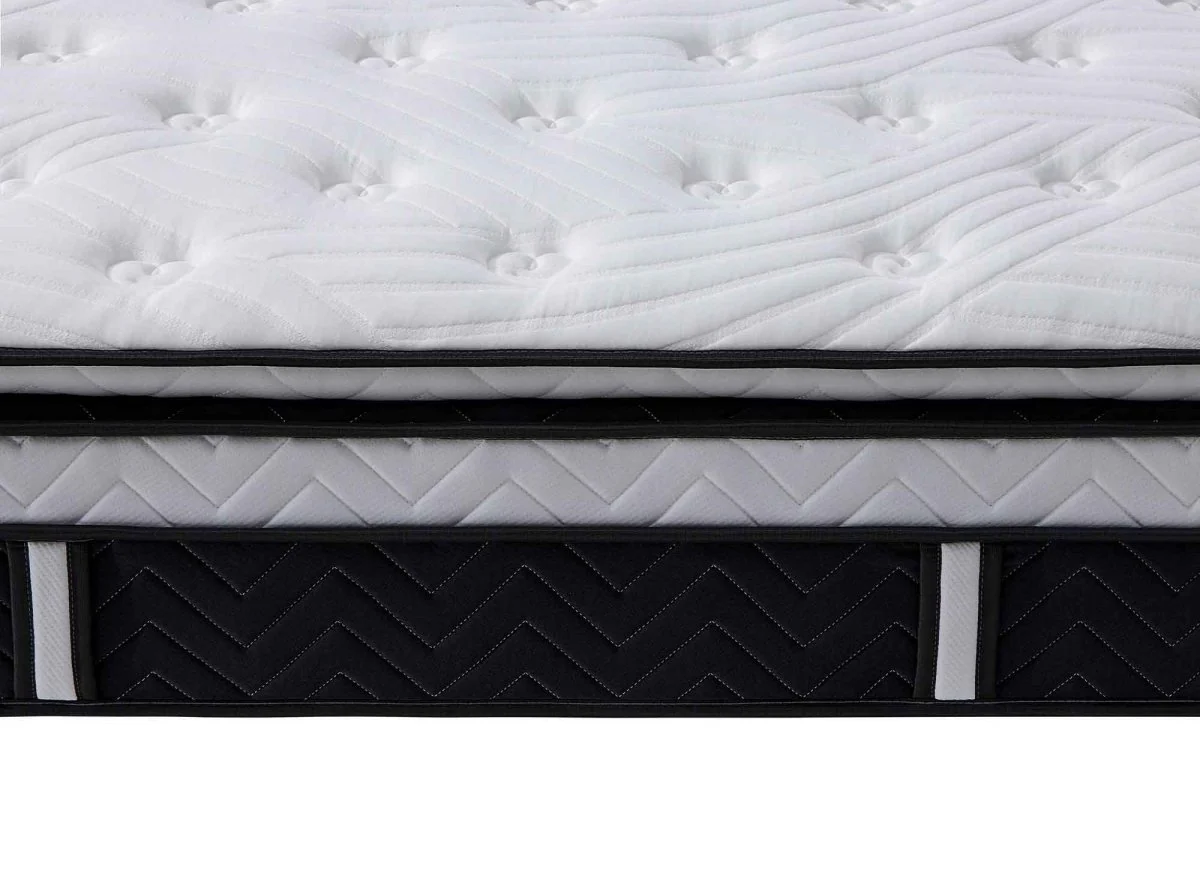 Matelas hybride mémoire de forme 160 x 200 cm épaisseur 35 cm - CLOUDY - Image 9