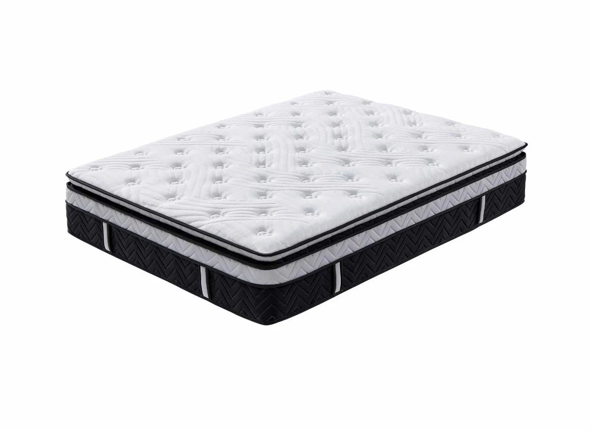 Matelas hybride mémoire de forme 180 x 200 cm épaisseur 35 cm - CLOUDY - Image 5