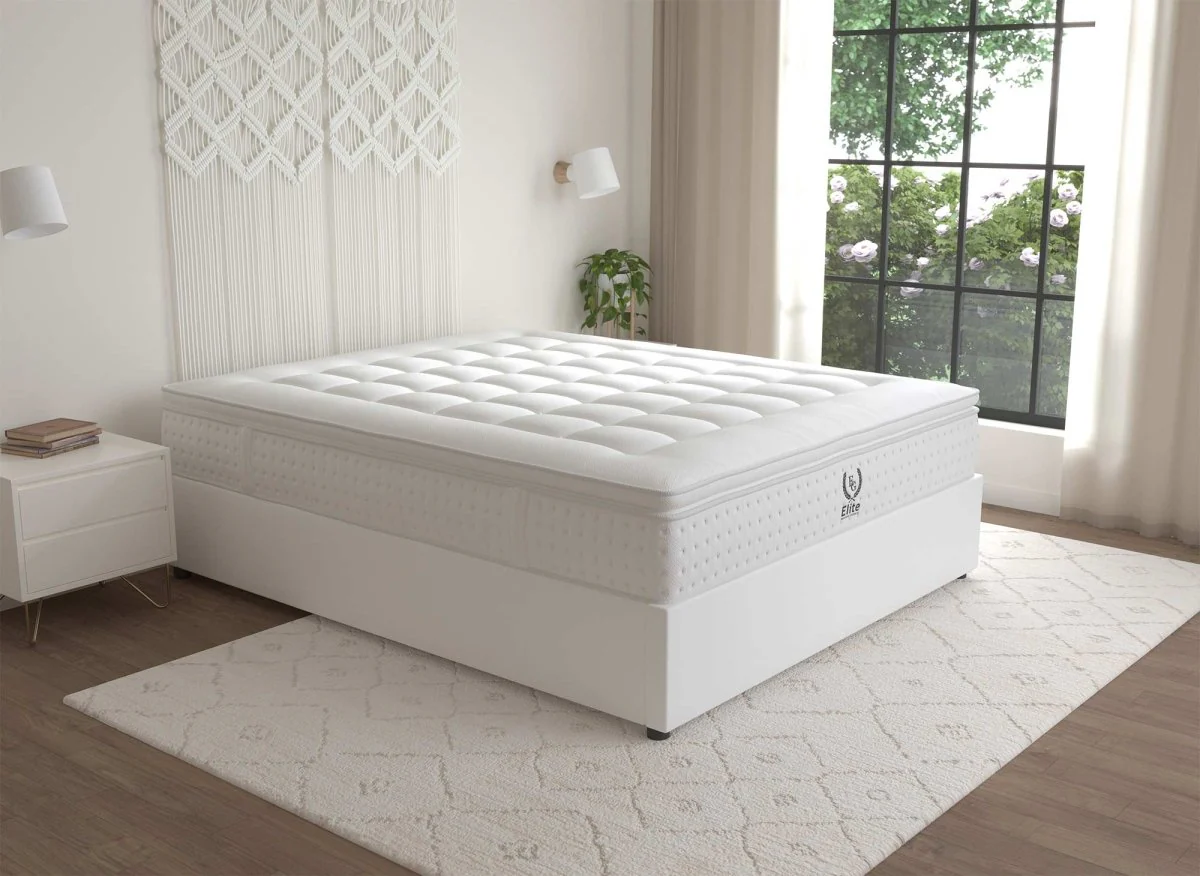Matelas hybride mousse mémoire en gel et ressorts ensachés 180 x 200 cm épaisseur 31 cm SERENA - Image 4