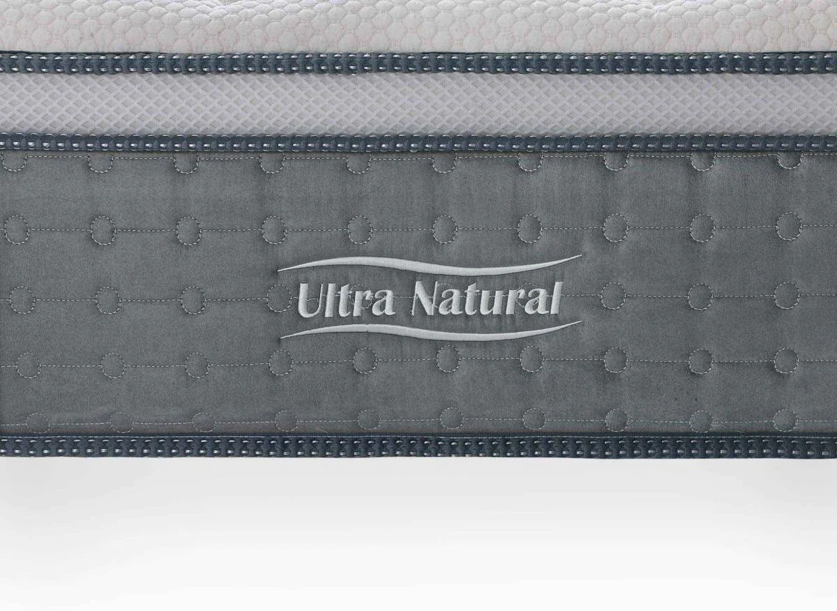 Matelas hybride NATURAL 180 x 200 cm ressorts ensachés et soie épaisseur 29 cm - Image 8