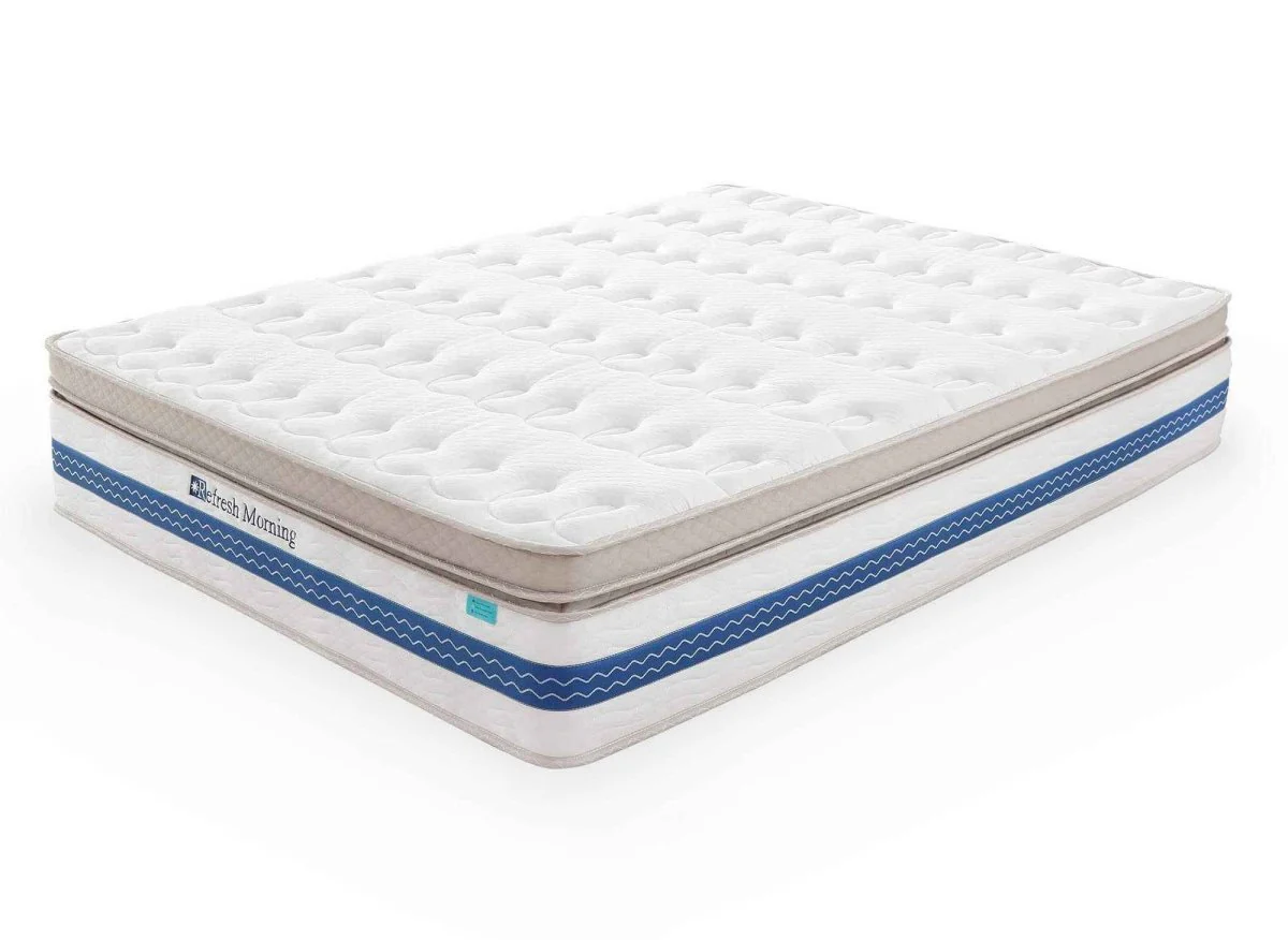 Matelas hybride REFRESH 160 x 200 cm ressorts ensachés et mémoire de forme épaisseur 32 cm - Image 6