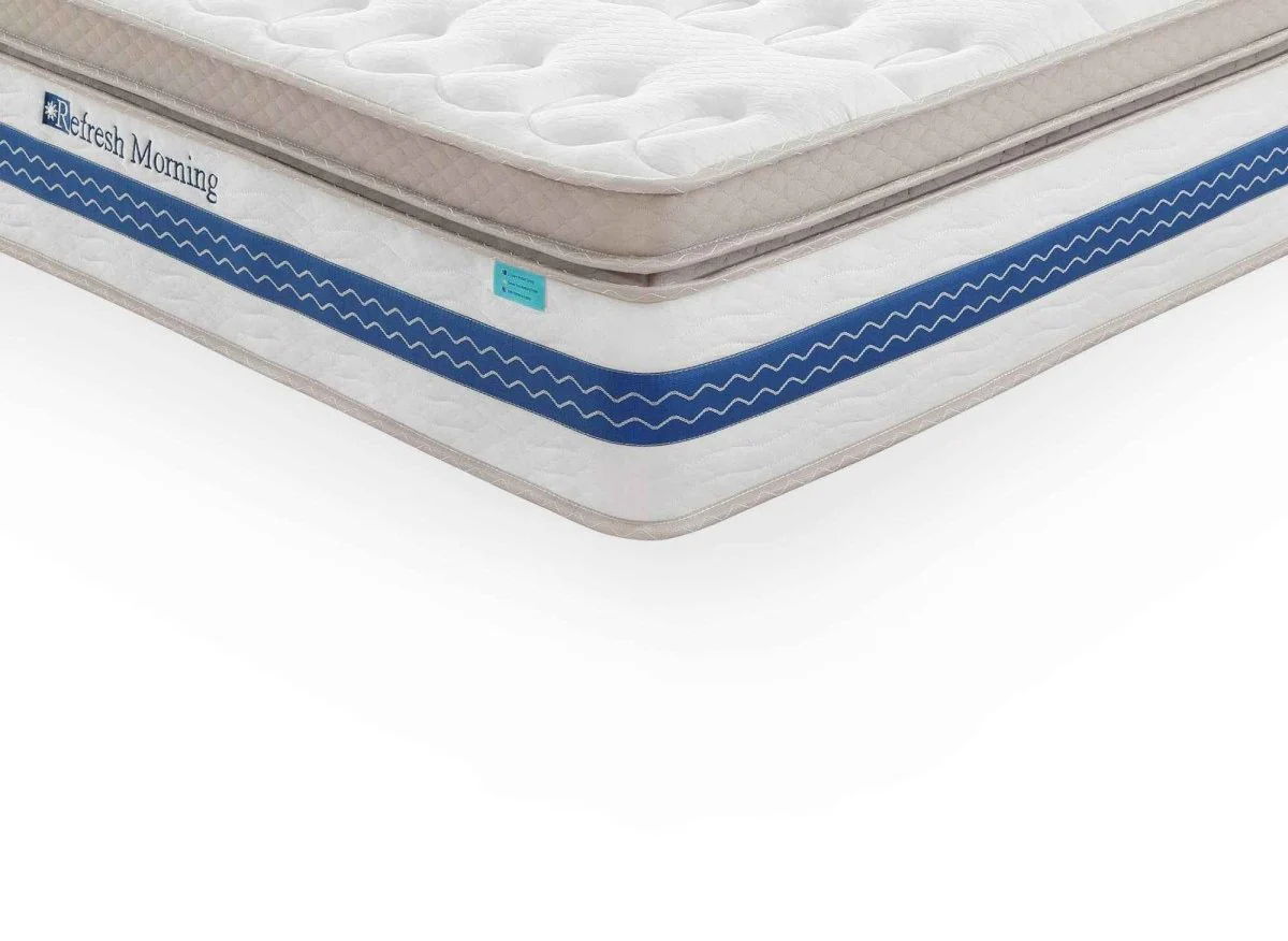 Matelas hybride REFRESH 160 x 200 cm ressorts ensachés et mémoire de forme épaisseur 32 cm - Image 7