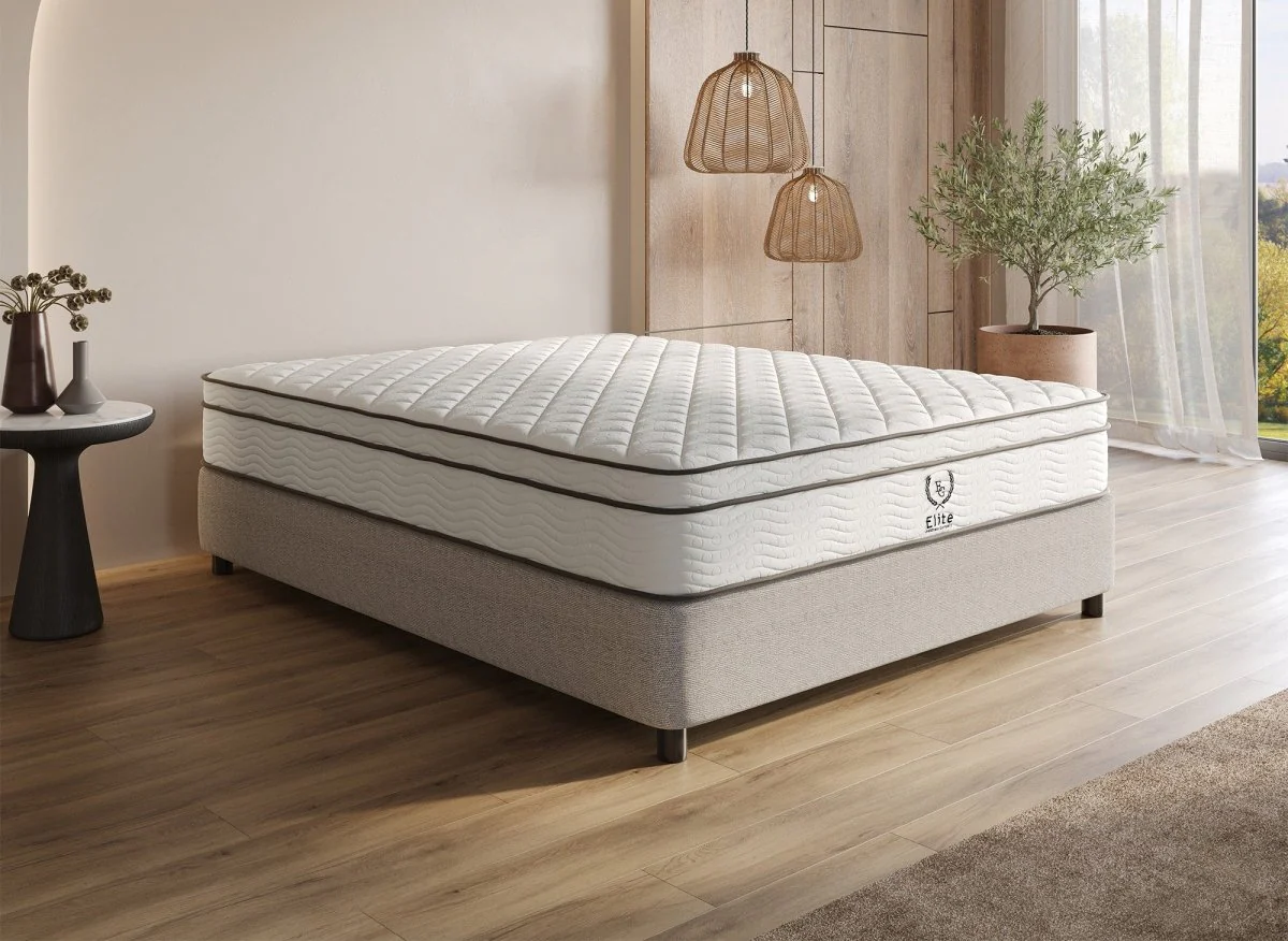 Matelas hybride ressorts ensachés 140 x 190 cm épaisseur 25 cm MARIUS - Image 2