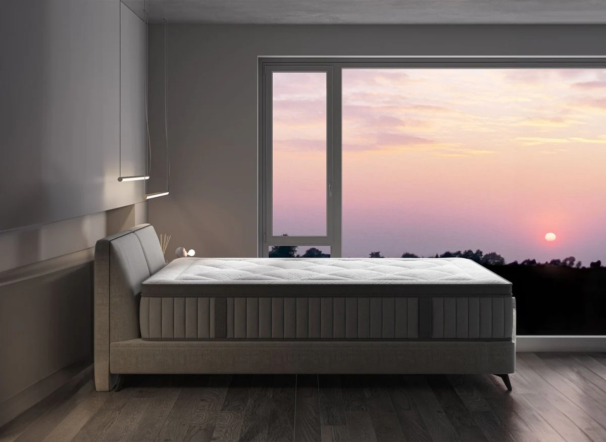 Matelas hybride ressorts ensachés 140 x 190 cm épaisseur 30 cm ASTRO - Image 4
