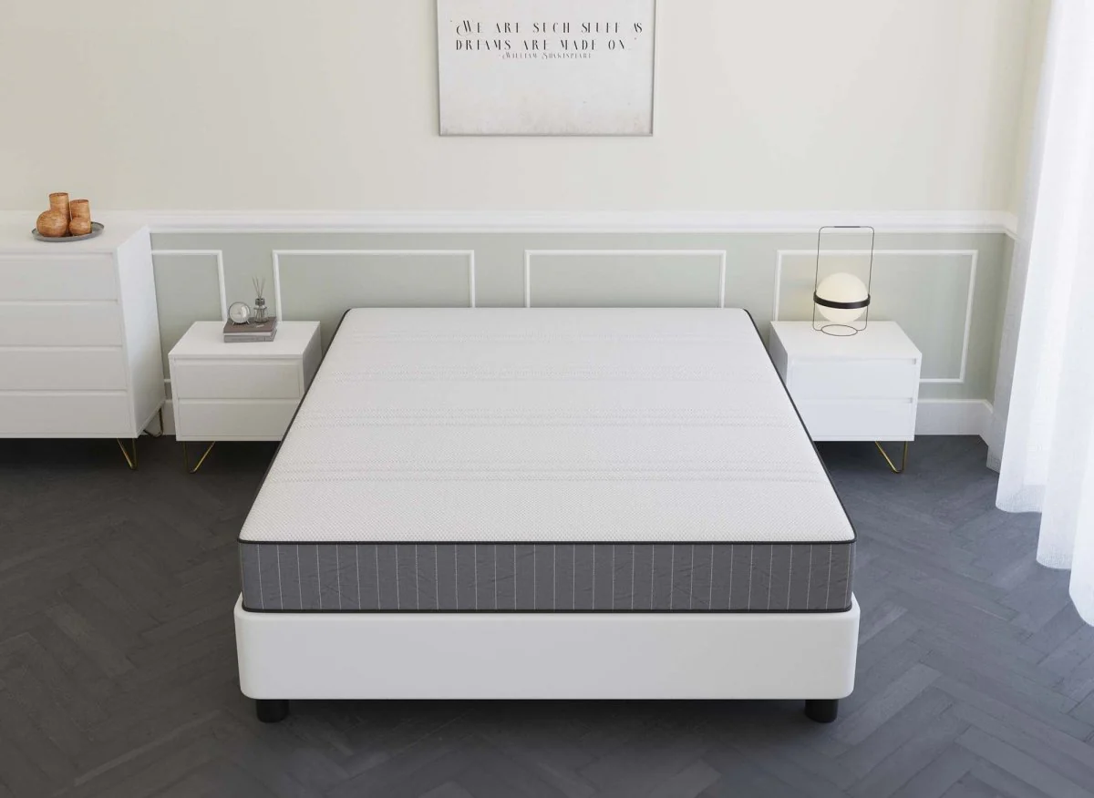 Matelas mousse 160 x 200 cm épaisseur 20 cm AWAN - Image 2