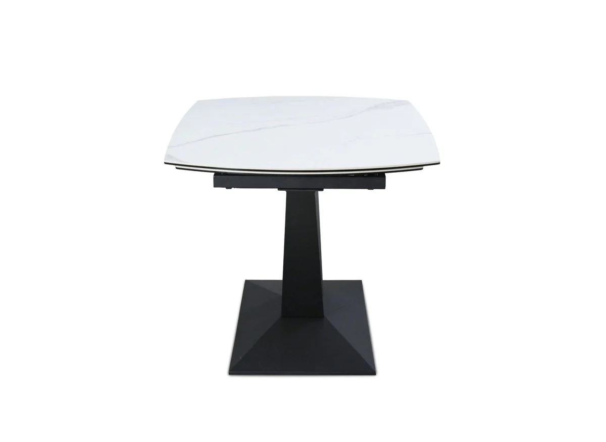 Table à manger extensible en céramique blanche 6-8 personnes ELIAD - Image 9