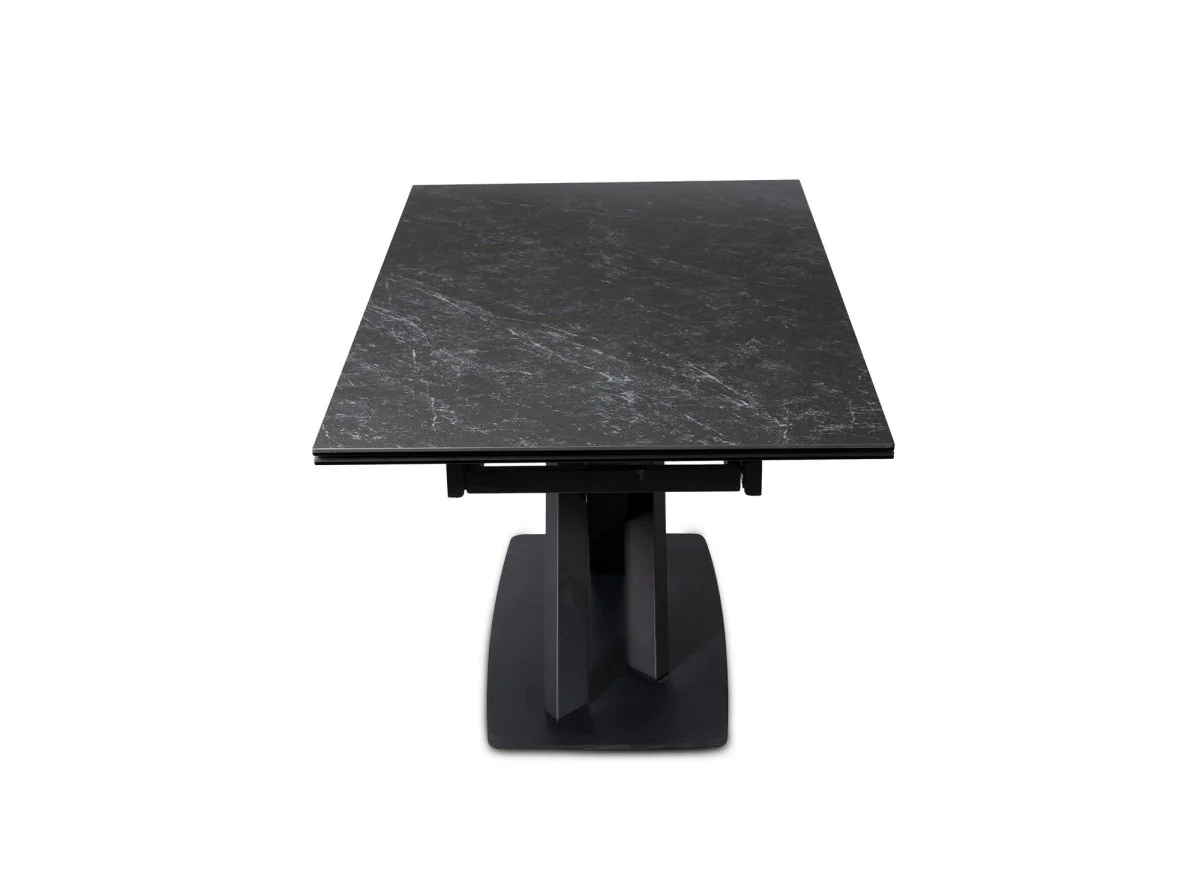 Table à manger extensible en céramique noire 6-10 personnes ELEGANCE - Image 8
