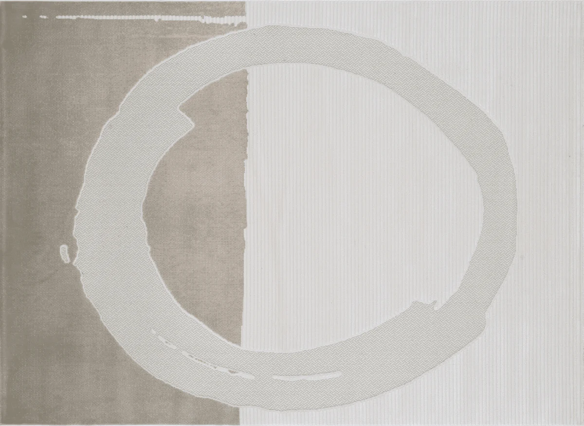 Tapis gris à motif circulaire 160 x 230 cm SYDNEY