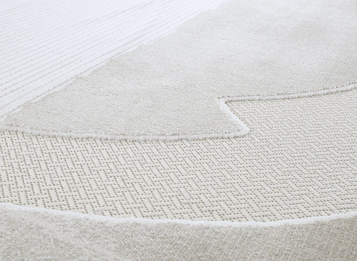Tapis gris à motif circulaire 200 x 290 cm SYDNEY - Image 5