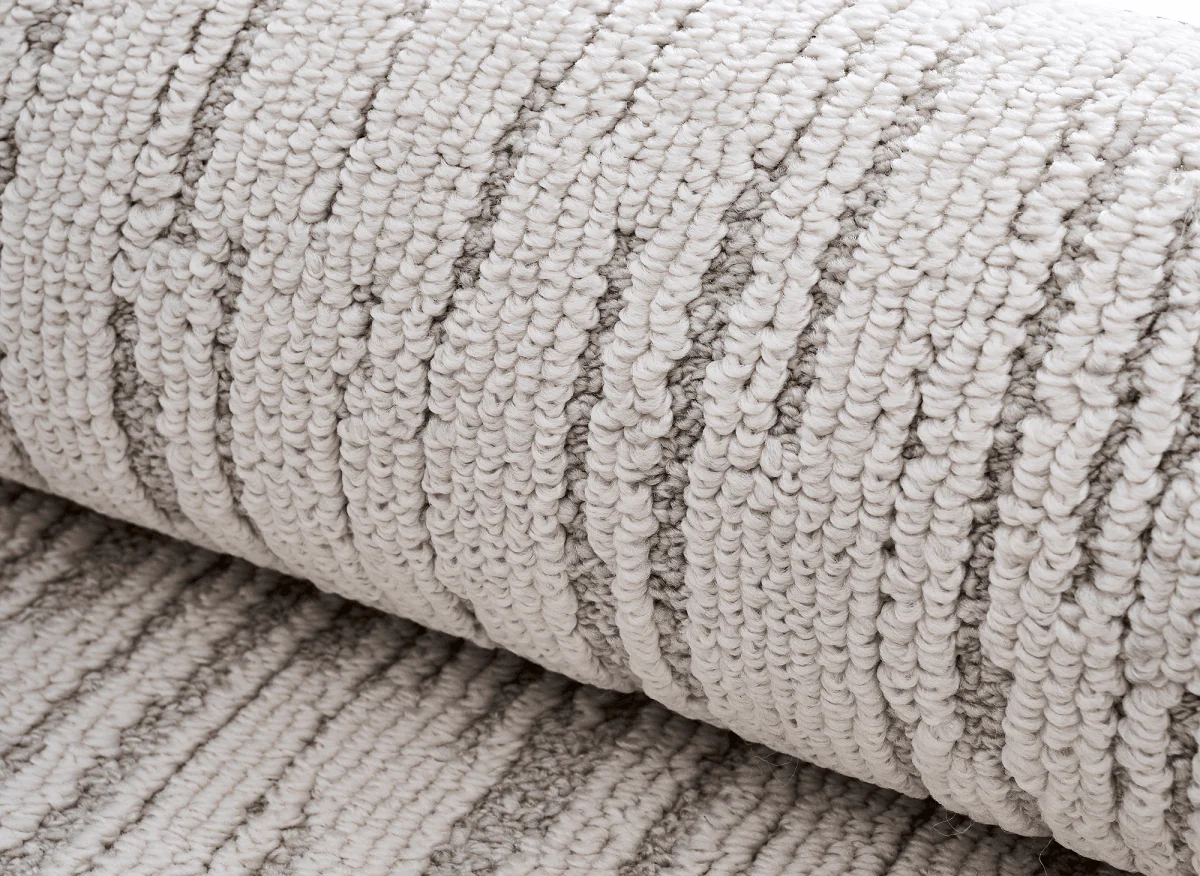 Tapis gris à motifs 200 x 290 cm BRIDGE - Image 2