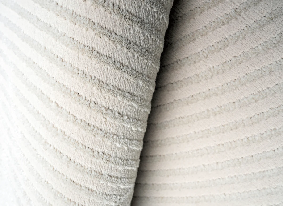 Tapis gris à motifs circulaires 200 x 290 cm NOLOCO - Image 3