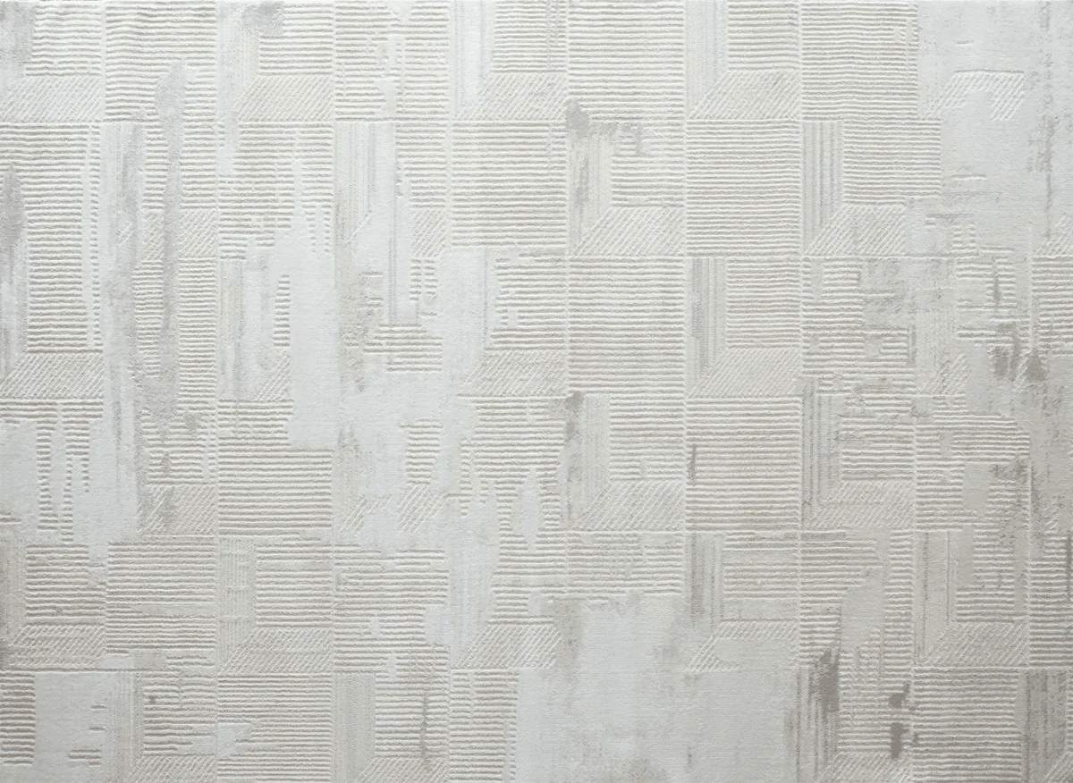 Tapis gris à motifs géométriques 200 x 290 cm BALSA