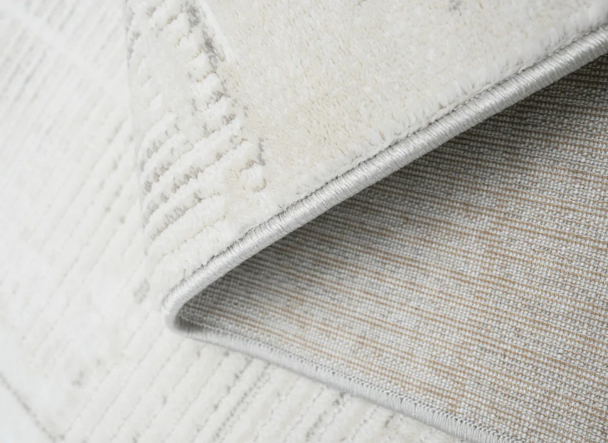 Tapis gris à motifs géométriques 200 x 290 cm BALSA - Image 2
