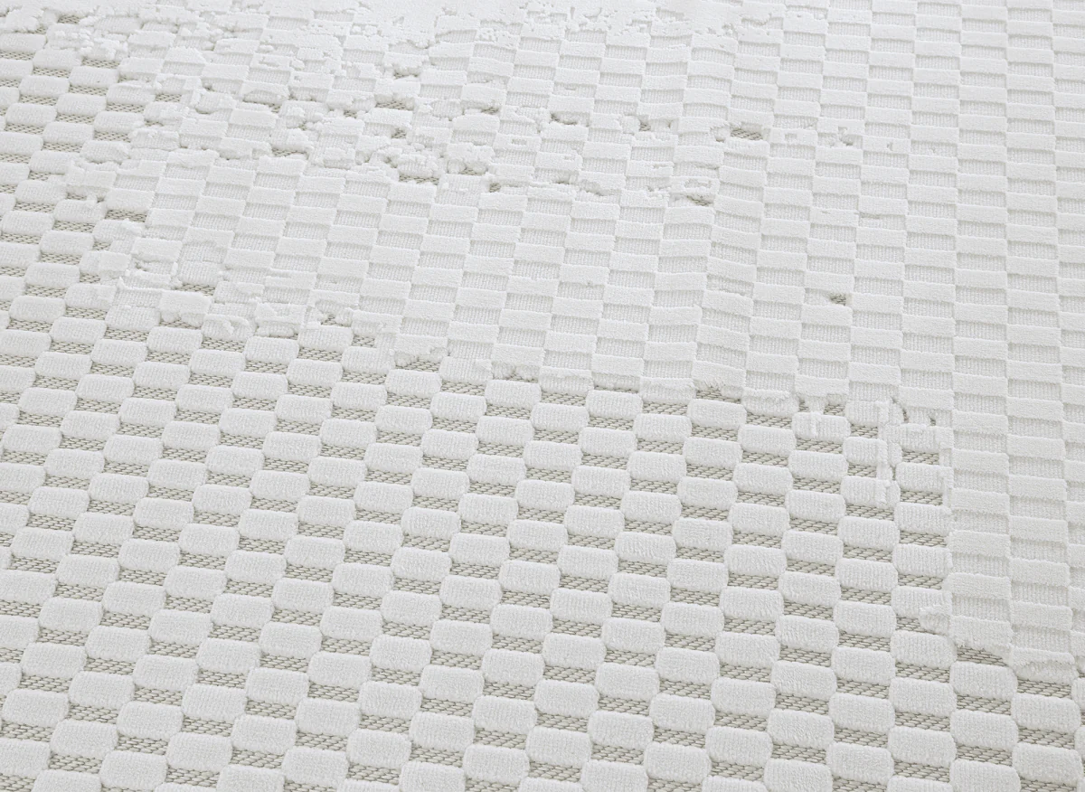 Tapis gris à motifs géométriques 200 x 290 cm VIENNE - Image 3