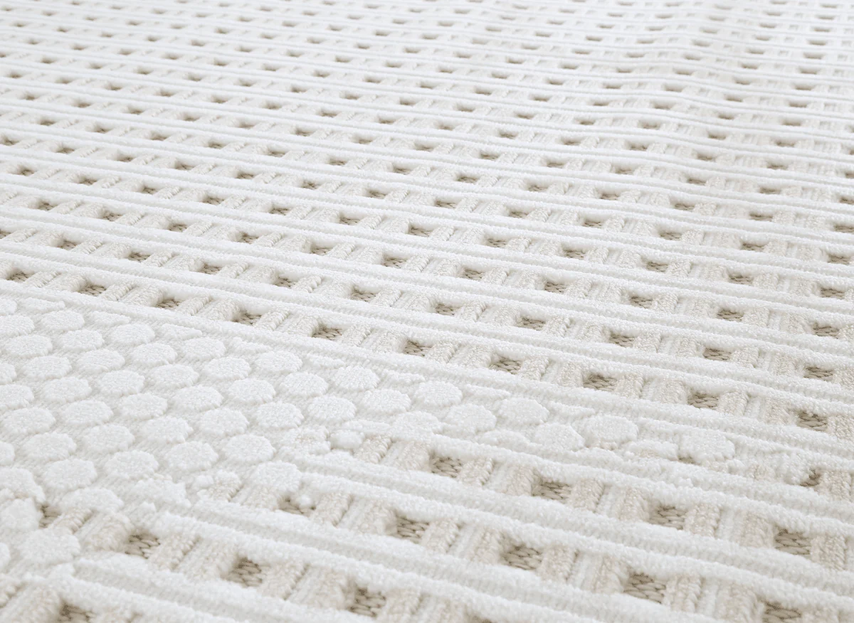 Tapis gris et taupe à motifs graphique 160 x 230 cm SIRMA - Image 4