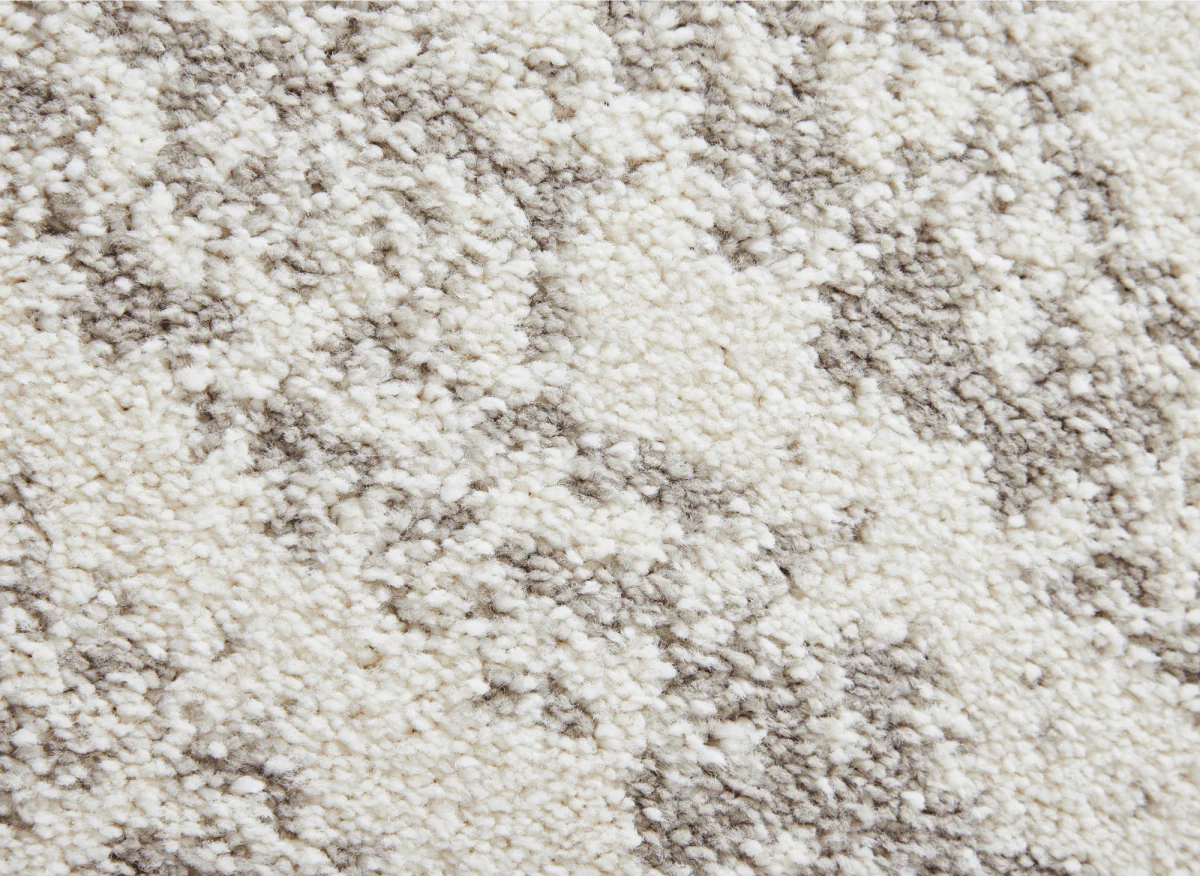 Tapis strié beige et gris 200 x 290 cm NOEA - Image 3