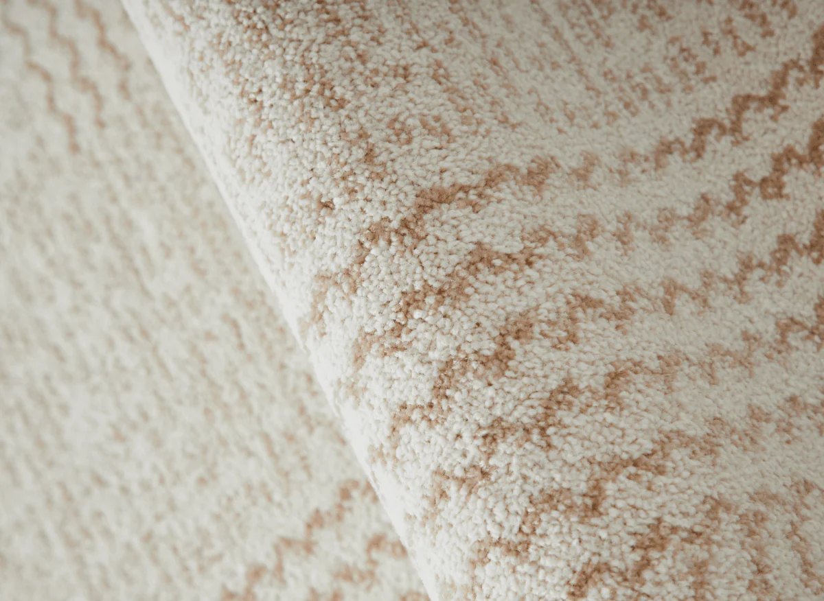 Tapis texturé beige foncé 160 x 230 cm KAIA - Image 2